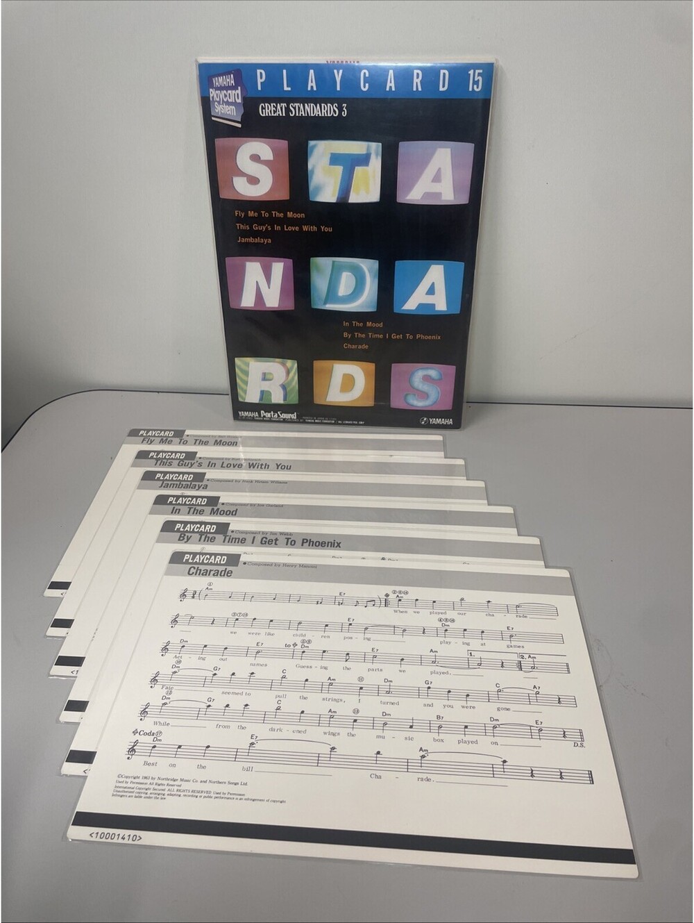 RARE Yamaha PlayCard 15 Great Standards 3 NEW Sealed Sleeve PortaSound Japan